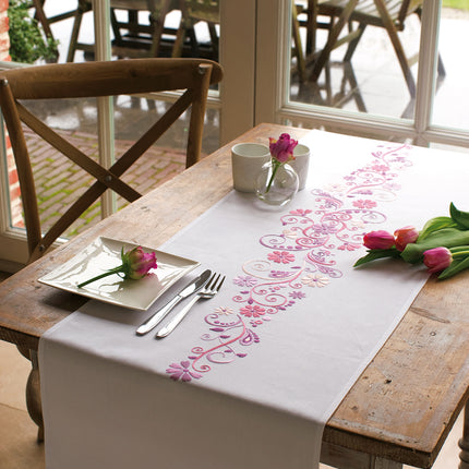 DIY Table Runner kit "Table runner kit Pink and purple phantasy"