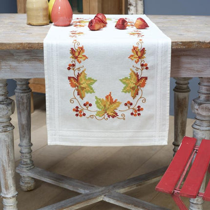 DIY Table Runner kit "Table runner kit Autumn leaves"