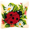 DIY Latch Hook Cushion Kit "Ladybug"