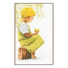 DIY Counted cross stitch kit Girl with apple