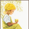 DIY Counted cross stitch kit Girl with apple