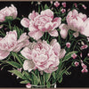 DIY Counted cross stitch kit Pink flowers