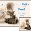 DIY Counted cross stitch kit My favorite teddy 26 x 18 cm / 10.4" x 7.2"