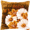 DIY Cross stitch cushion kit Modern daisies