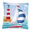 DIY Cross stitch cushion kit Lighthouse