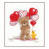 DIY Counted cross stitch kit Popcorn Lovely balloons 15 x 17 cm / 6" x 6.8"