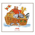 DIY Counted cross stitch kit Noah's ark 33 x 31 cm / 13.2