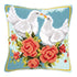 DIY Cross stitch cushion kit Doves in love