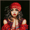 DIY Counted cross stitch kit Gypsy girl