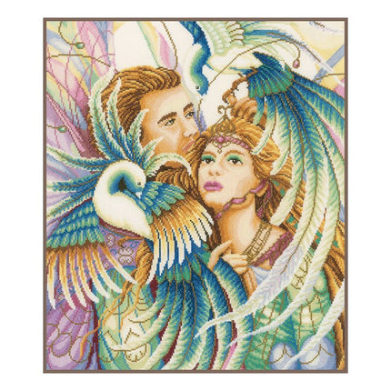 DIY Counted cross stitch kit Birds of paradise