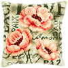 DIY Cross stitch cushion kit Poppies