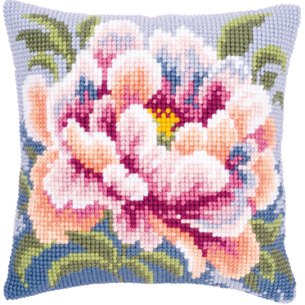 DIY Cross stitch cushion kit Camellia