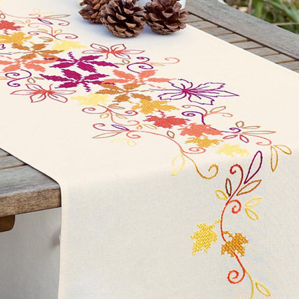 DIY Table Runner kit "Table runner kit Autumn leaves"