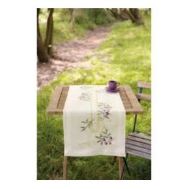 DIY Table Runner kit "PN-0146074 Vervaco Runner "Brunches of olives""