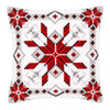 DIY Cross stitch cushion kit Snow crystal I