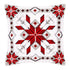 DIY Cross stitch cushion kit Snow crystal I