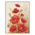 DIY Counted cross stitch kit Poppies and swirls 24 x 33 cm / 9.6" x 13.2"