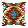 DIY Cross stitch cushion kit Ethnic print