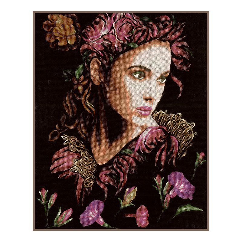 DIY Counted cross stitch kit In thoughts