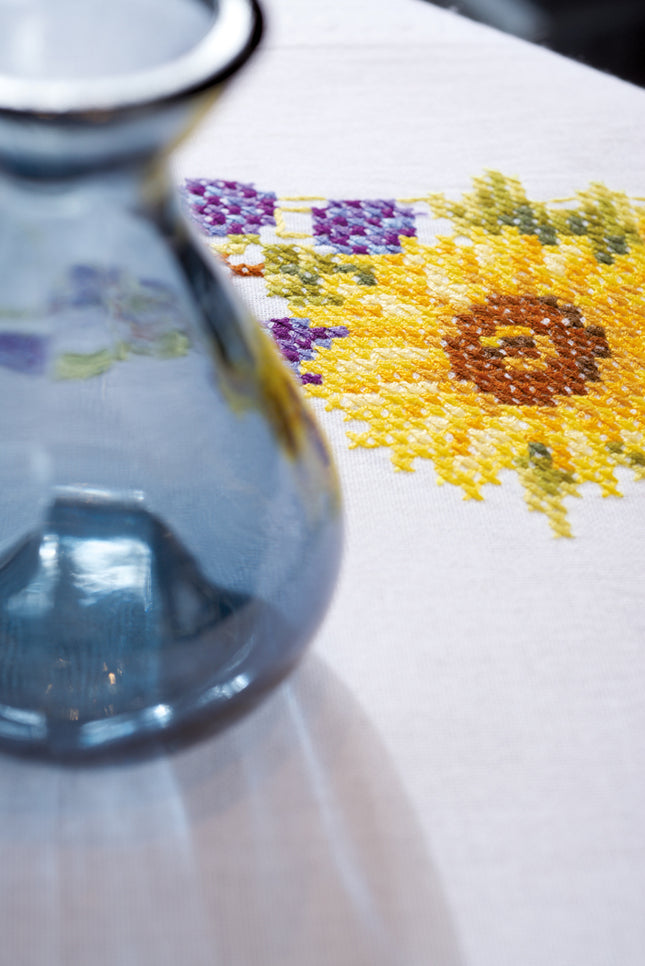 DIY Table Runner kit "Table runner kit Sunflowers"