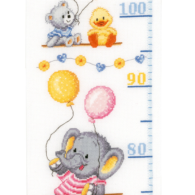 DIY Counted cross stitch kit Baby shower 18 x 70 cm / 7.2" x 28"