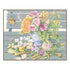 DIY Counted cross stitch kit Flowers on bench