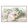 DIY Counted cross stitch kit Still life with peonies