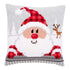 DIY Cross stitch cushion kit Santa in a plaid hat