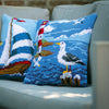 DIY Cross stitch cushion kit Sailboat