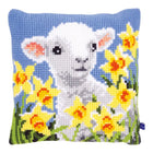 DIY Cross stitch cushion kit Lamb