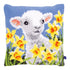 DIY Cross stitch cushion kit Lamb