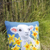 DIY Cross stitch cushion kit Lamb