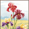 DIY Counted cross stitch kit Irises at dawn 20 x 33 cm / 8" x 13.2"