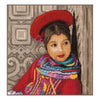 DIY Counted cross stitch kit Peruvian girl