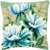 DIY Cross stitch cushion kit Japanese anemones I