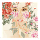 DIY Counted cross stitch kit Flower face