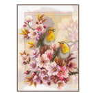 DIY Counted cross stitch kit Chirping robins 21 x 28 cm / 8.4
