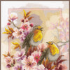 DIY Counted cross stitch kit Chirping robins 21 x 28 cm / 8.4" x 11.2"