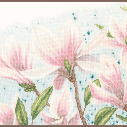 DIY Counted cross stitch kit Magnolias