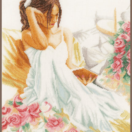 DIY Counted cross stitch kit Moment of reading