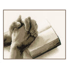 DIY Counted cross stitch kit Praying hands 27 x 22 cm / 10.8