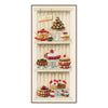 DIY Counted cross stitch kit Delicious cakes 17 x 37 cm / 6.8" x 14.8"