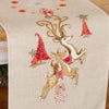 DIY Table Runner kit "Table runner kit Jumping reindeers"