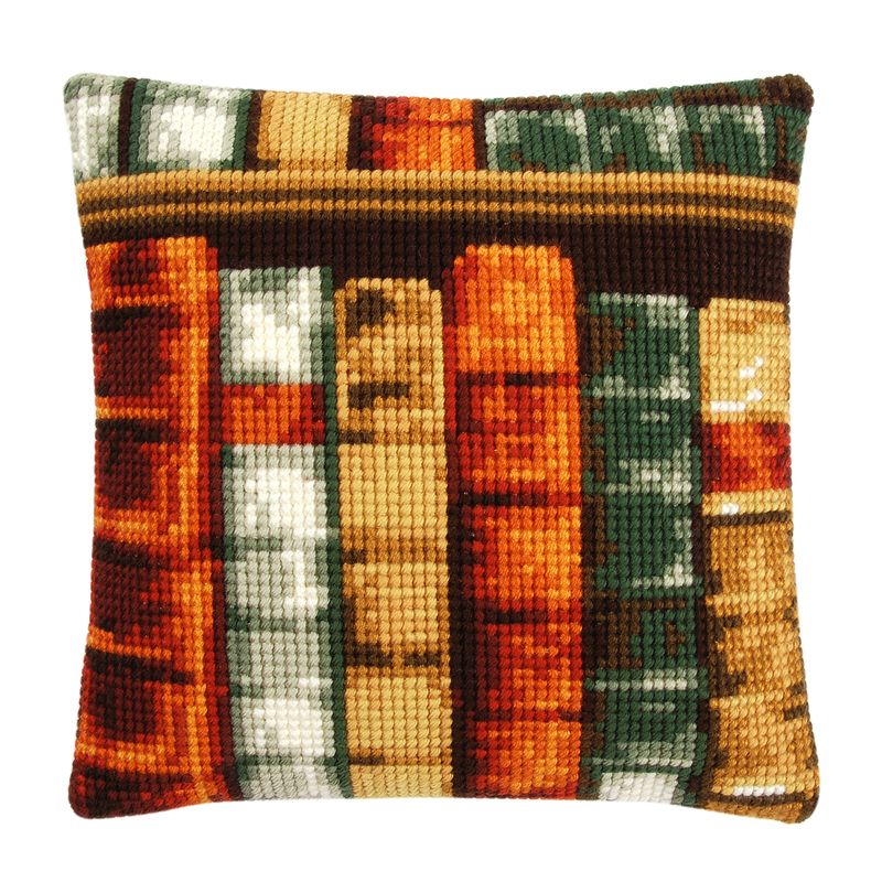 DIY Cross stitch cushion kit Books