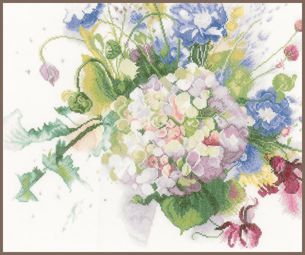 DIY Counted cross stitch kit Hydrangea