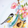 DIY Counted cross stitch kit Our bird house 24 x 24 cm / 9.6" x 9.6"