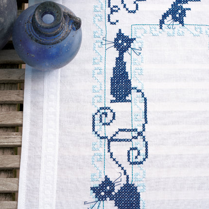 DIY Table Runner kit "Table runner kit Cheerful cats"