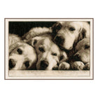 DIY Counted cross stitch kit Labradors 33 x 23 cm / 13.2