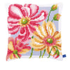 DIY PN-0154564 Vervaco Cross Stitch Cushion "Colourful flowers"