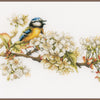 DIY Counted cross stitch kit Blue tit